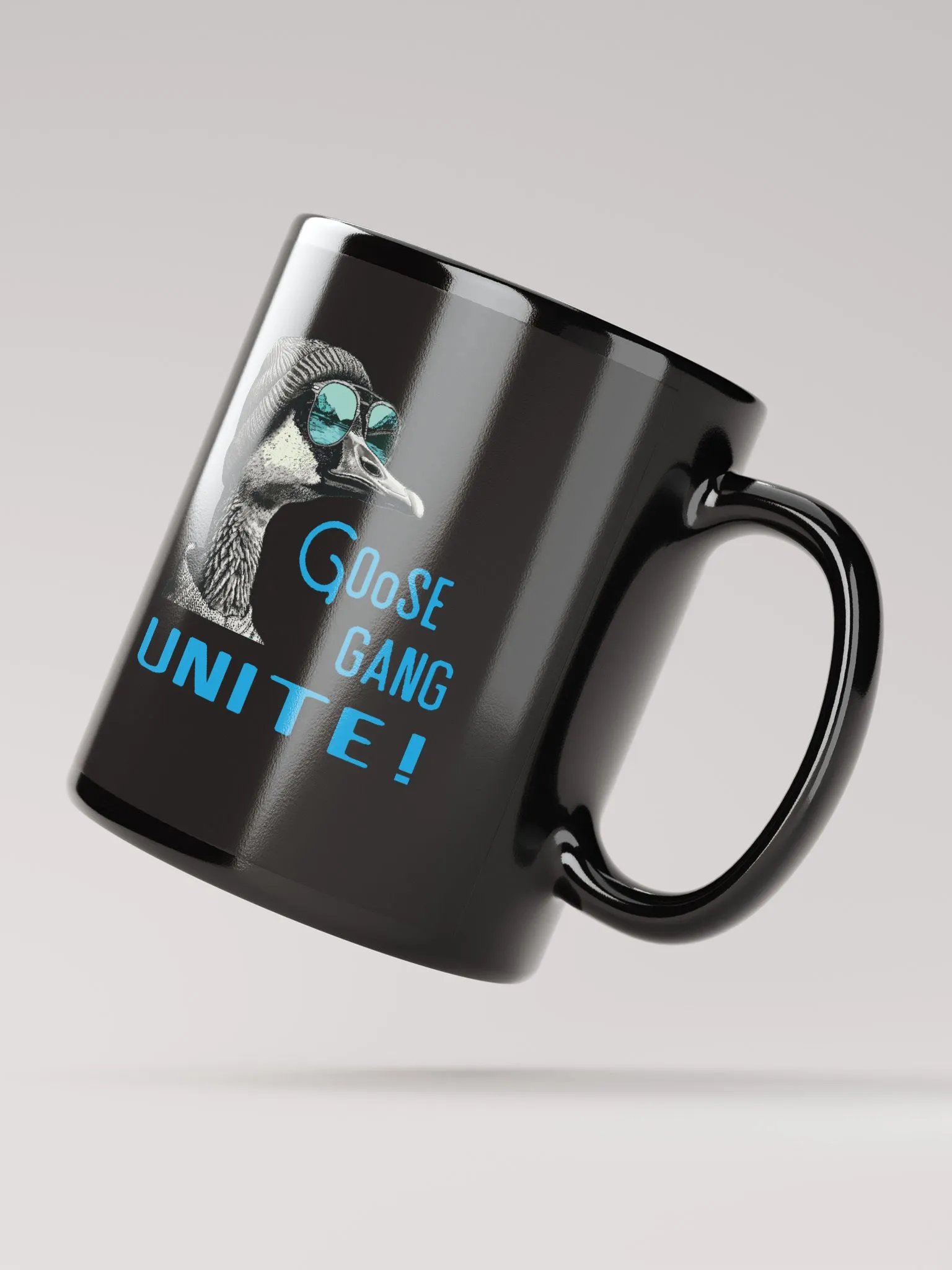 Goose Gang Unite Black Mug product image (4)