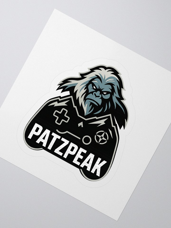 PatzPeak Gaming Gorilla Kiss Cut Stickers product image (4)