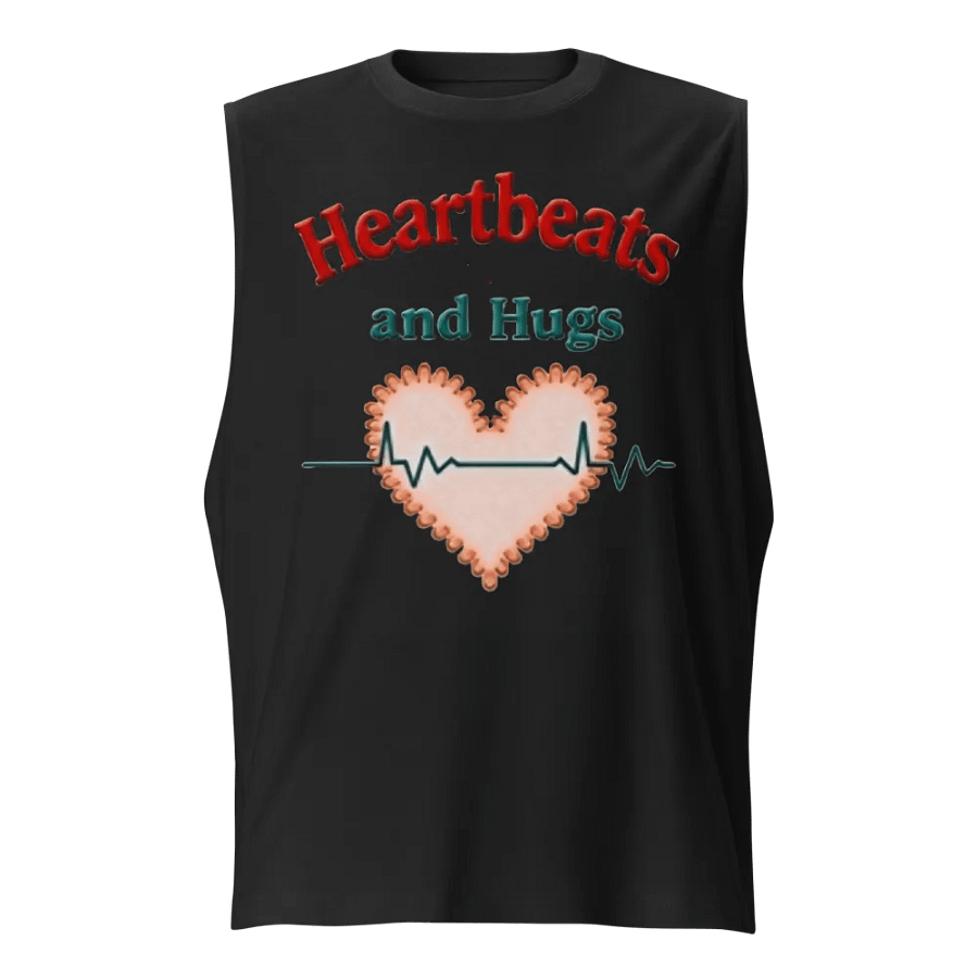 Heartbeats and Hugs Muscle Tank product image (1)