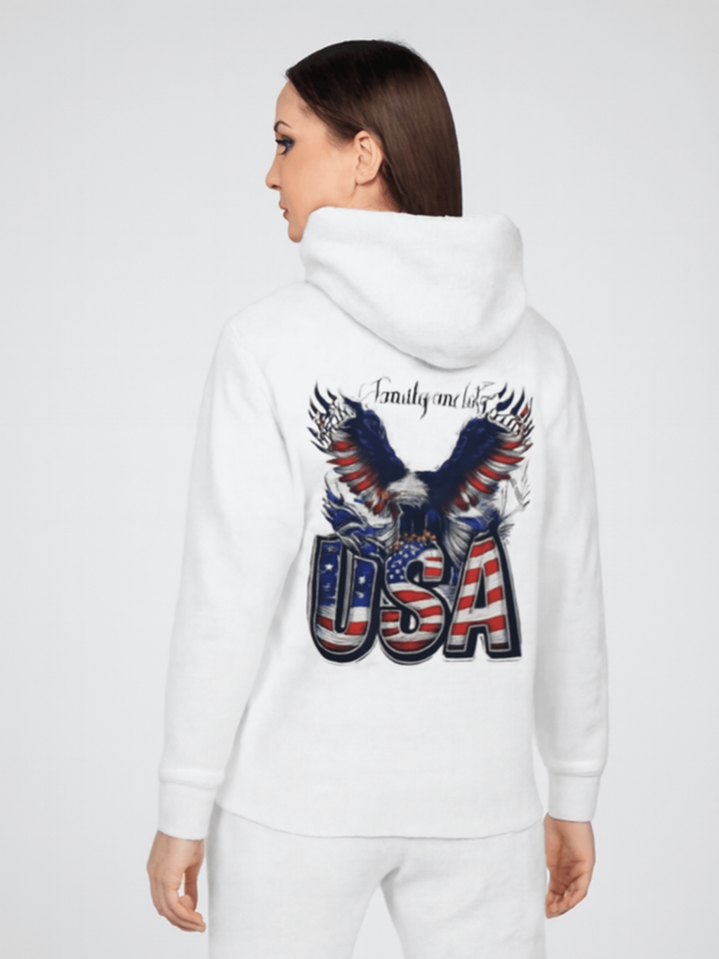 Patriotic Freedom Eagle Hoodie product image (1)