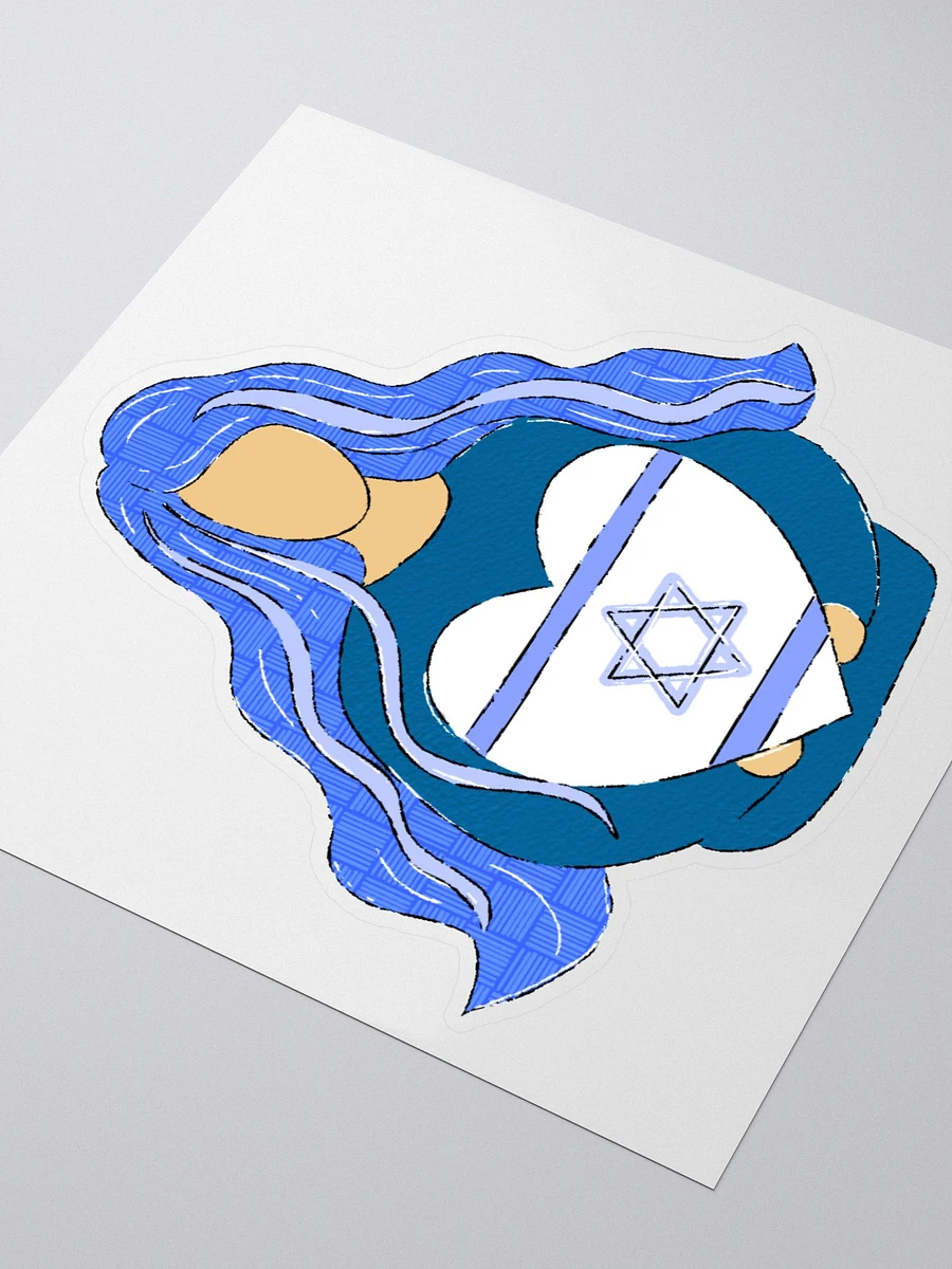 Hugging Israel Sticker product image (7)