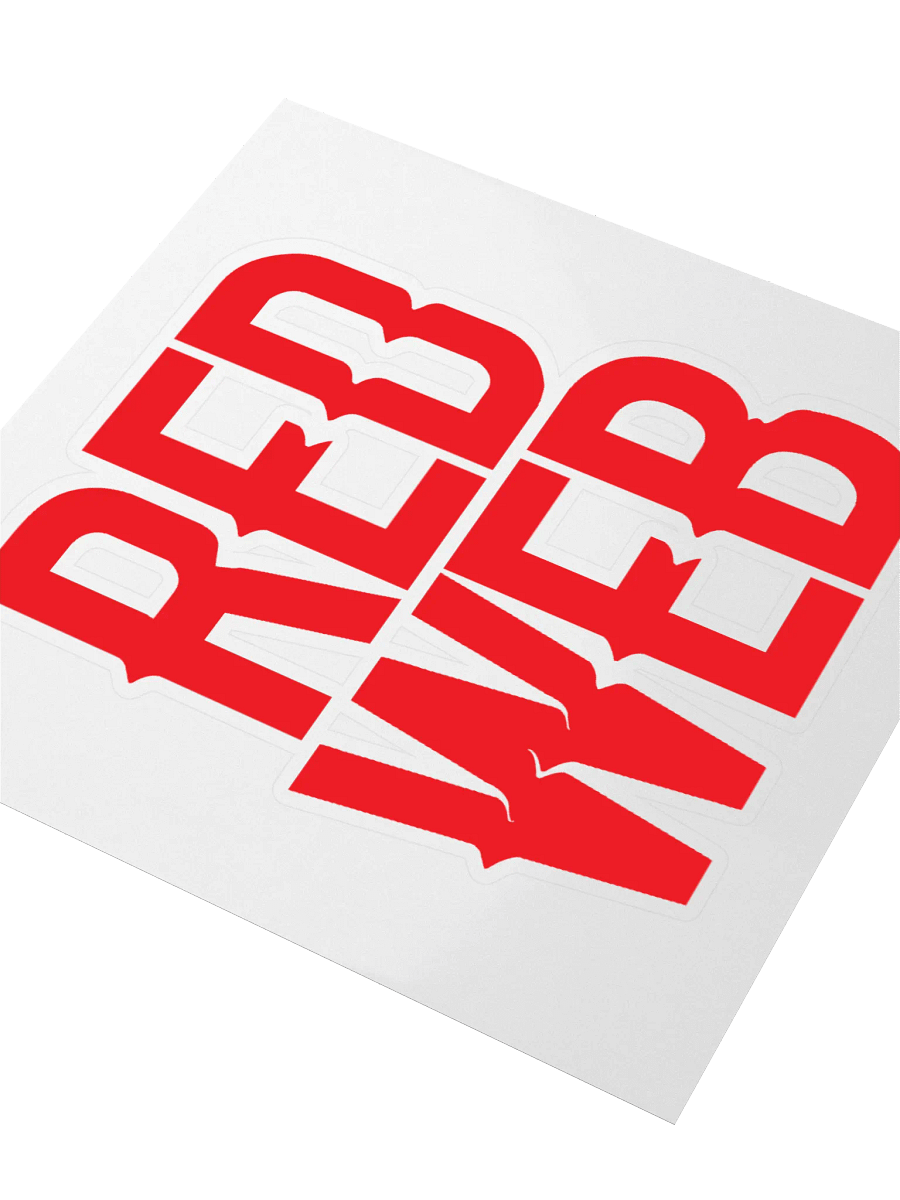 Red Web Sticker product image (8)