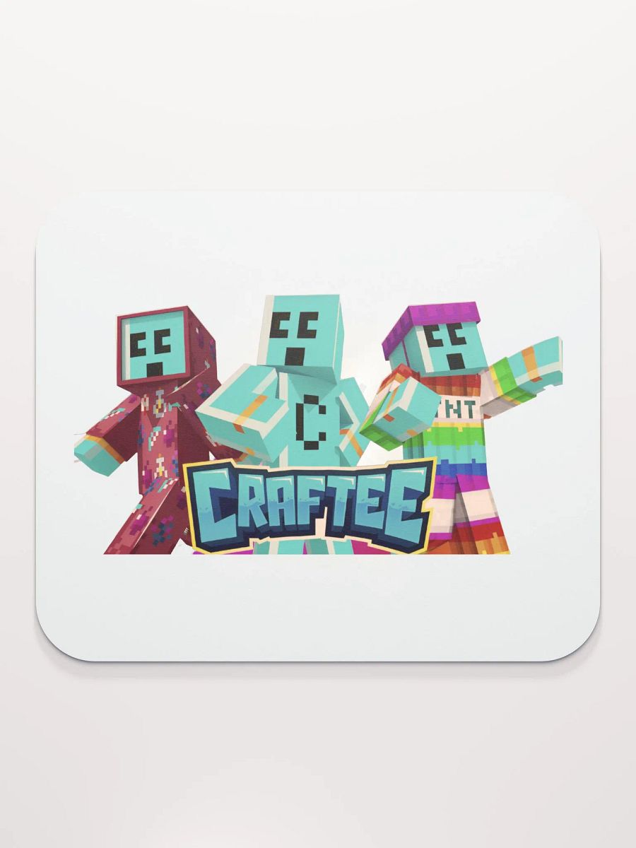 Trendy ‘CRAFTEE’ Gaming Mouse Pad – Perfect for Minecraft Enthusiasts product image (2)