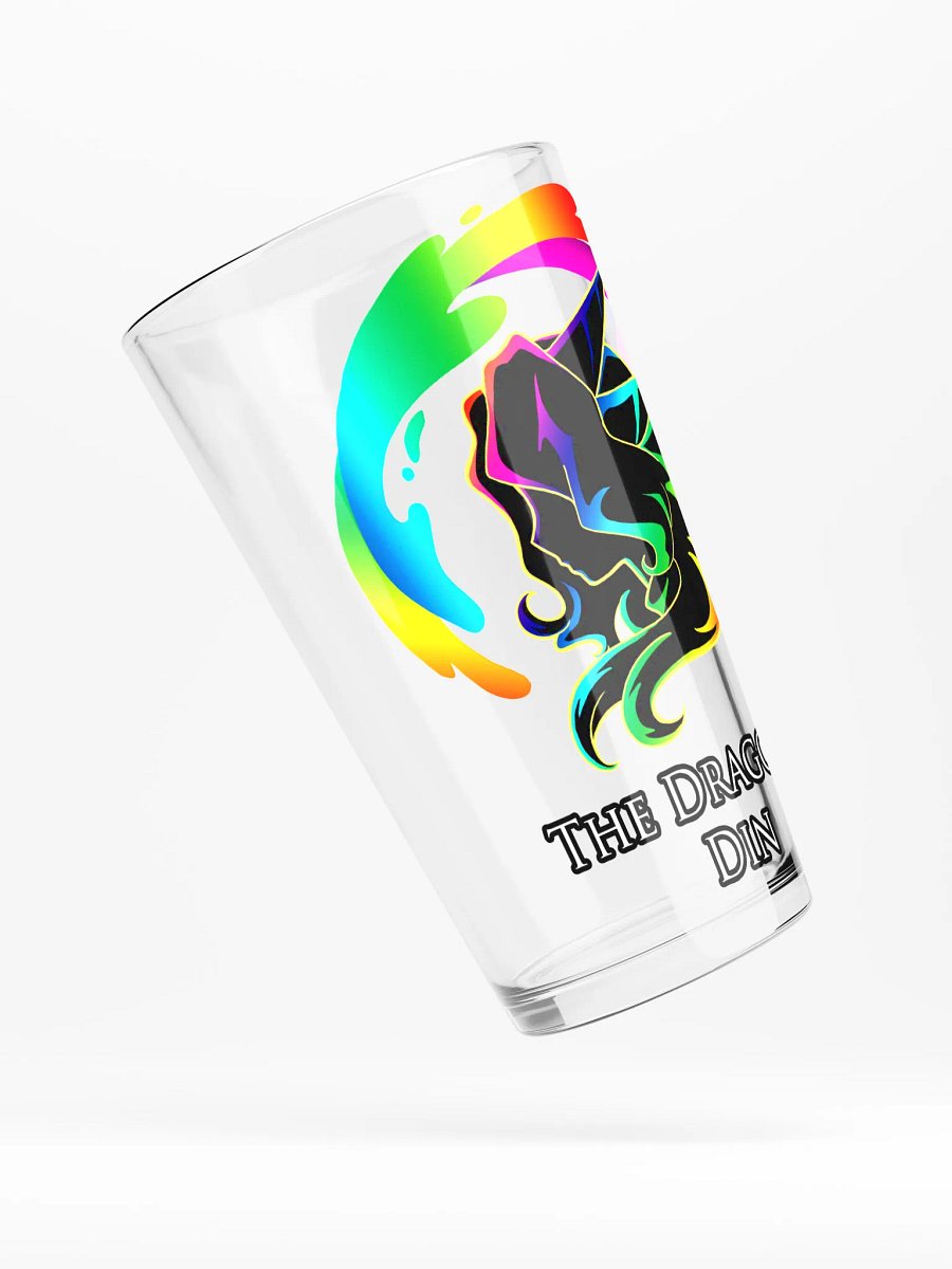 The Dragon's Din Logo Pint Glass product image (4)