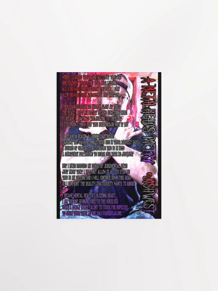 A Metalhead's Poetry poster product image (1)