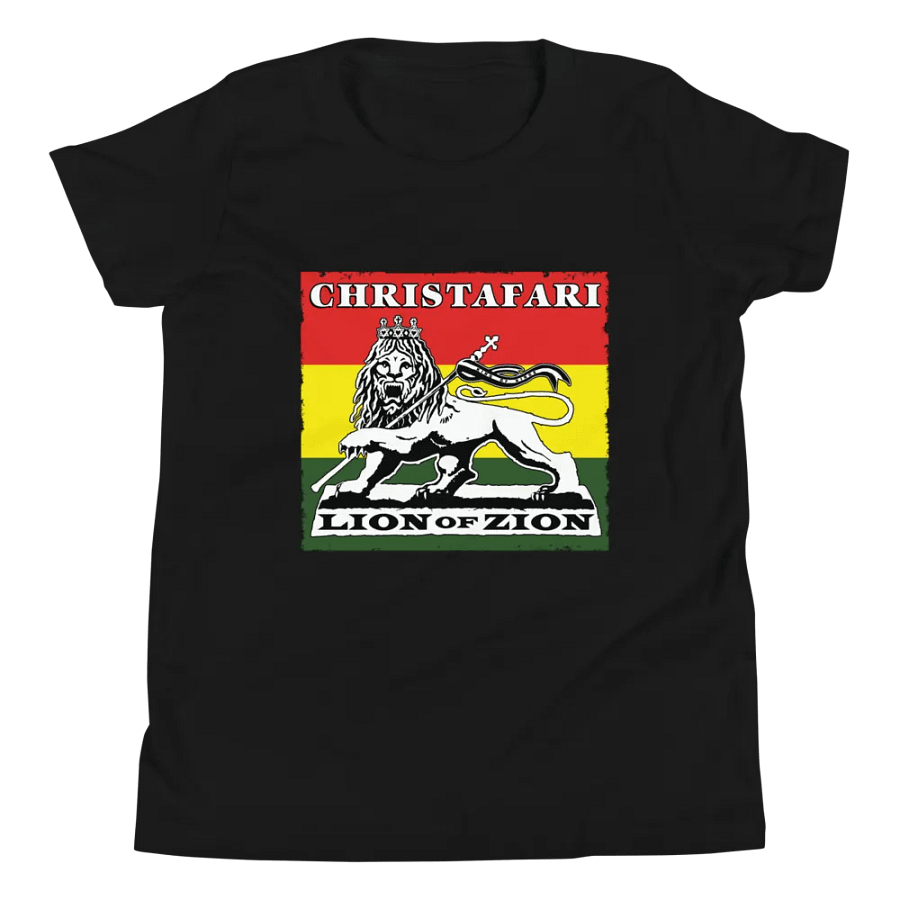 Christafari Kids Lion of Zion Flag T-Shirt product image (23)