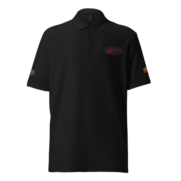 Virtual Mechanic & CMS Logo Pique Polo Shirt Embroidered product image (1)