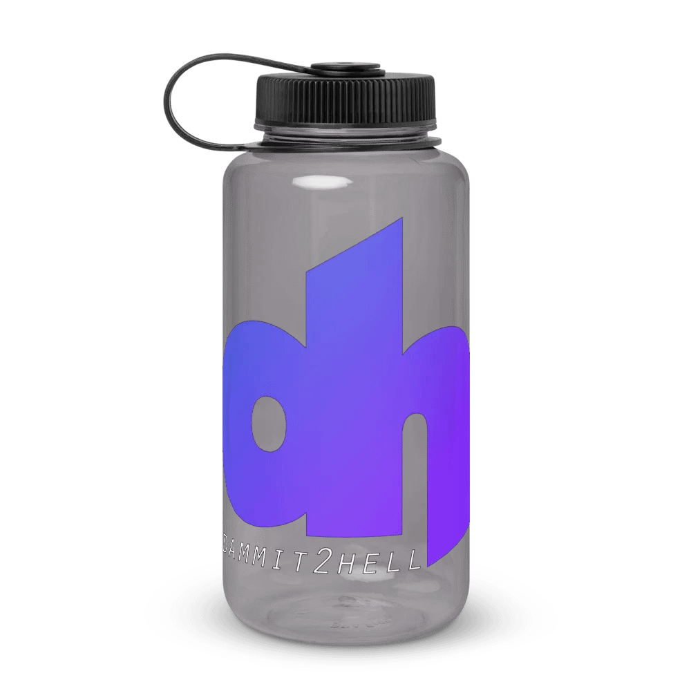 d2h Logo Wide Mouth Plastic Water Bottle (32oz) product image (1)