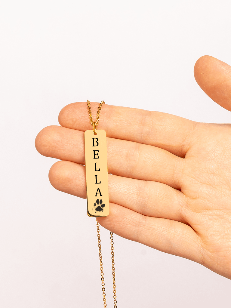 Customized Pawprint Necklace product image (1)