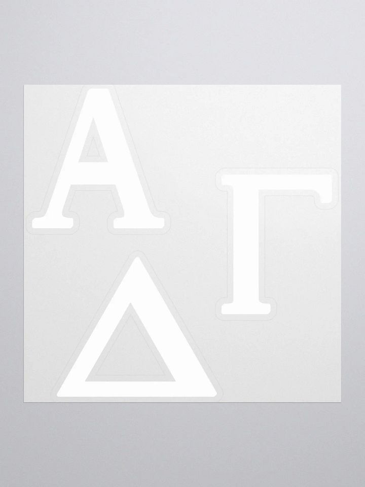 ADG Greek Letters (extra large) - Sticker product image (1)