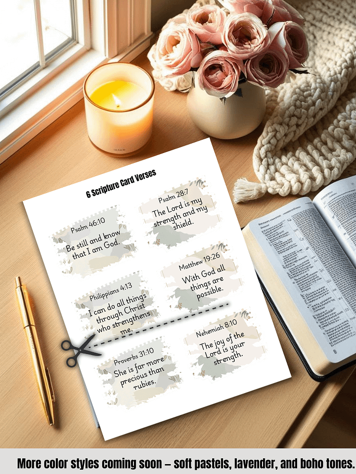 Daily Prayer Journal Minimalist Black and White product image (2)