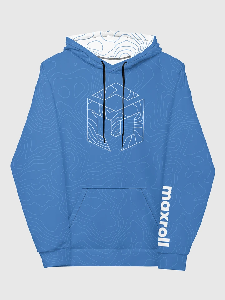 Maxroll Abstract Blue Hoodie product image (1)