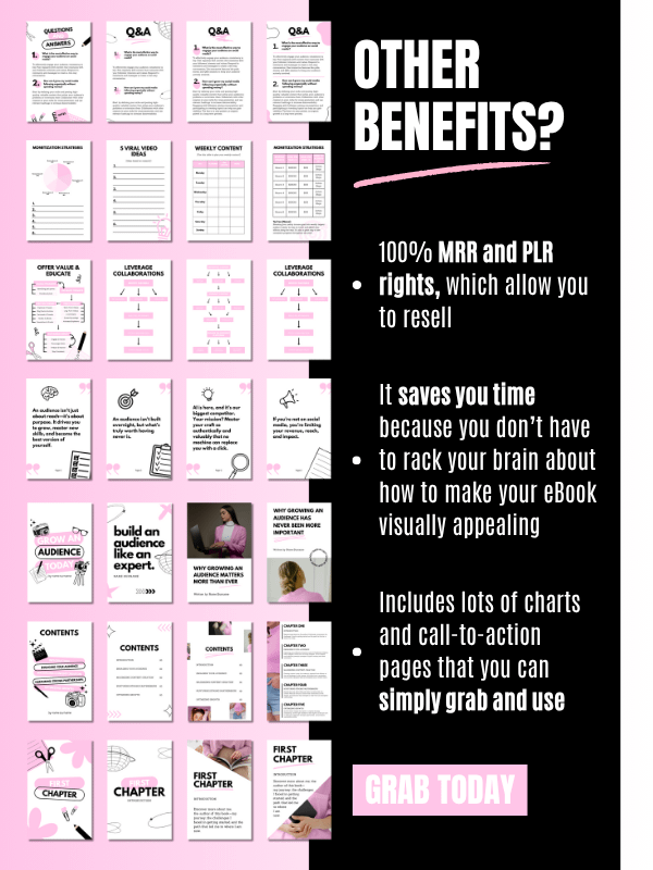 MRR/PLR Feminine eBook Templates product image (4)
