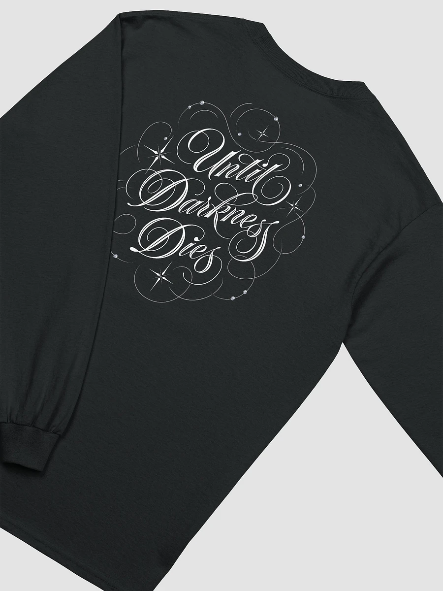 Until Darkness Dies (swirls design) Cotton Long Sleeve T-Shirt product image (4)