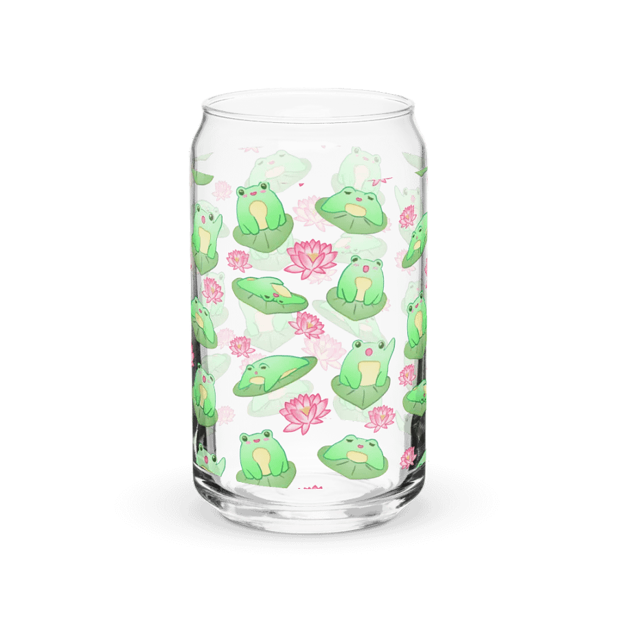 Kawaii Froggie Can Shaped Glass product image (8)
