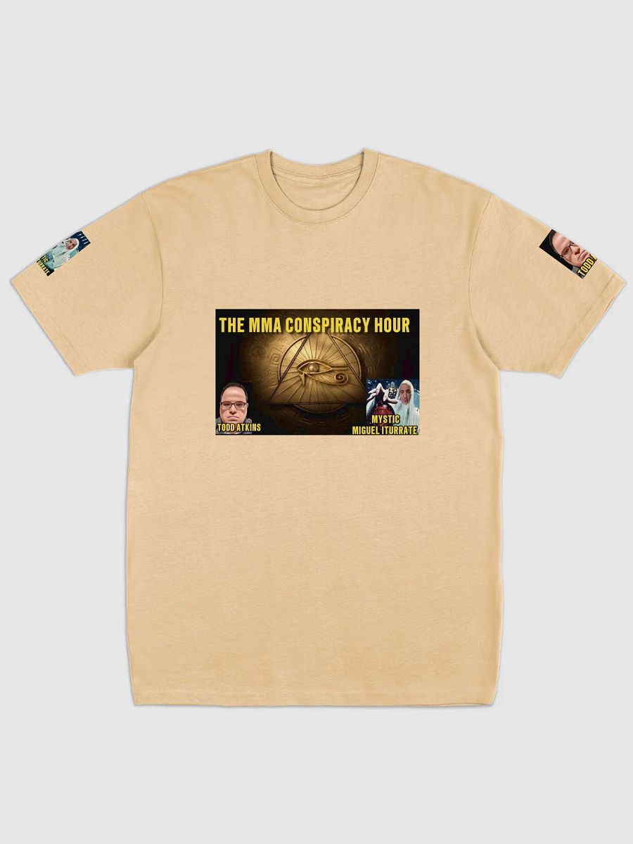 THE MMA CONSPIRACY HOUR SHIRT (GOLD) product image (1)