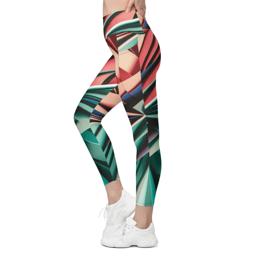 TDS Music Leggings with Pockets in Abstract Geometric Print (2XS-6XL) product image (10)