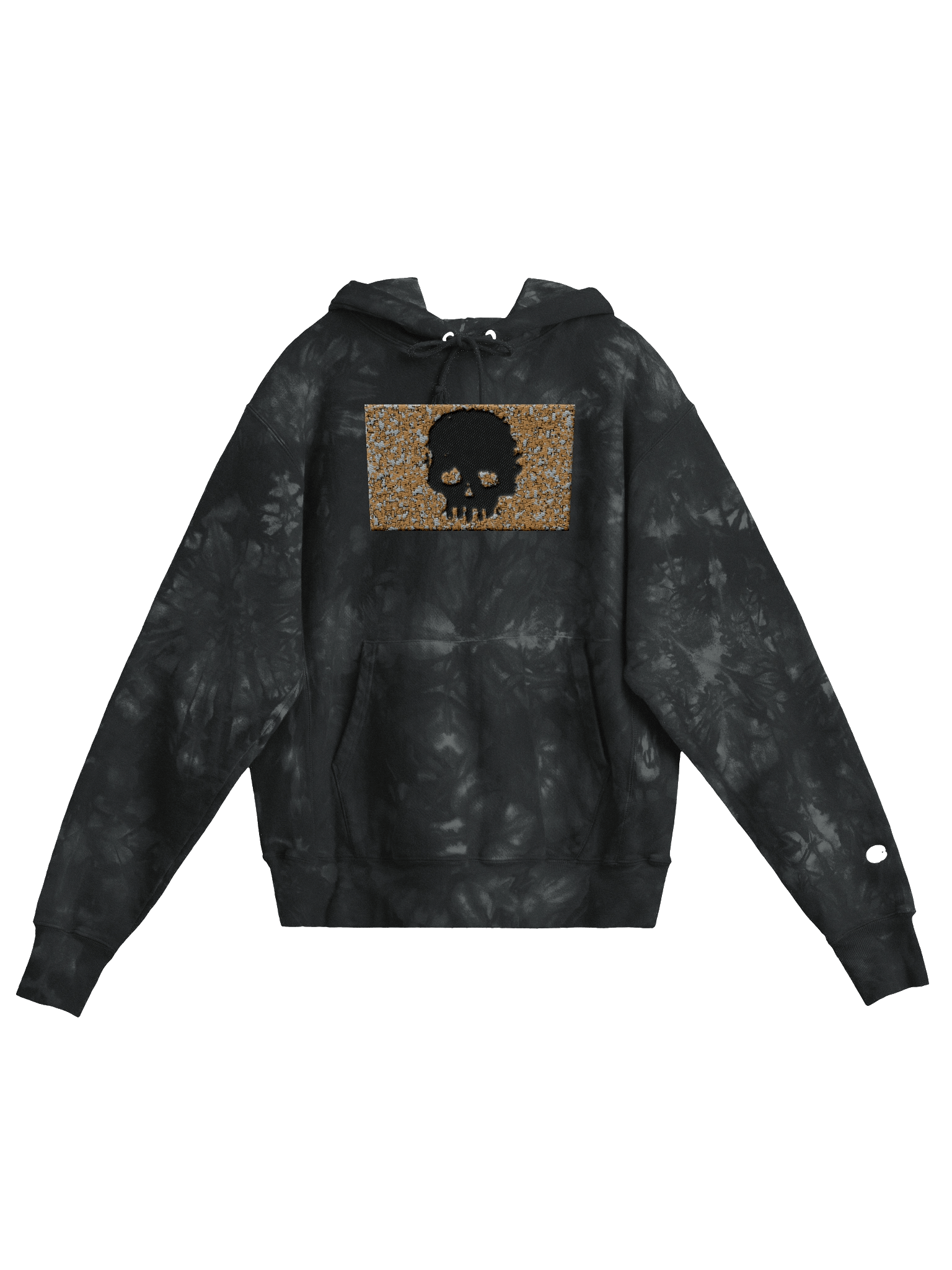 Ethereal Skull Tie-Dye Hoodie product image (1)