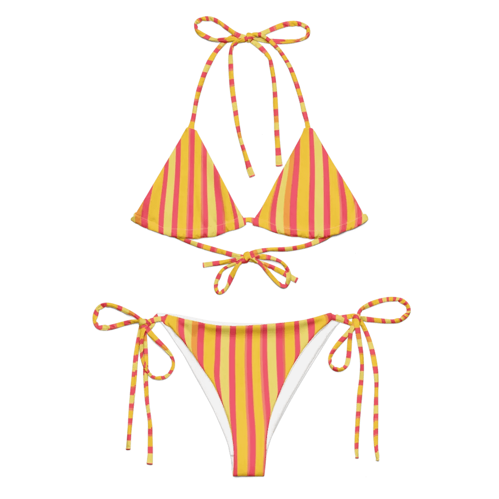 Sunset Stripes Bikini Set product image (2)