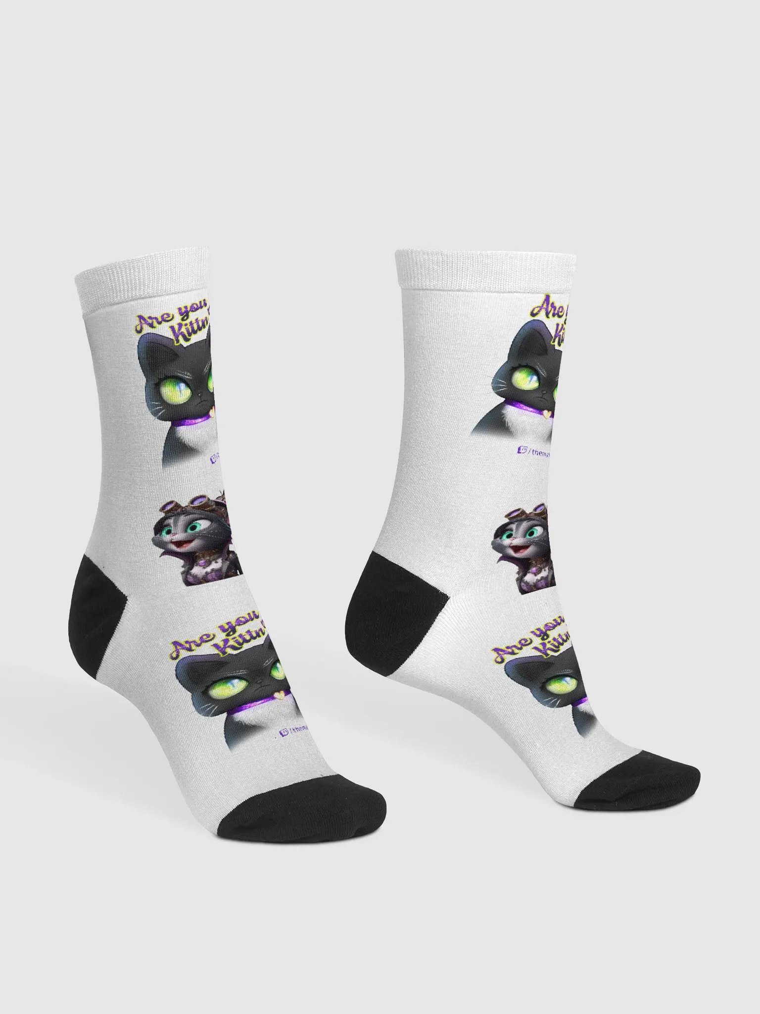 Are you Kittn Me Socks product image (1)