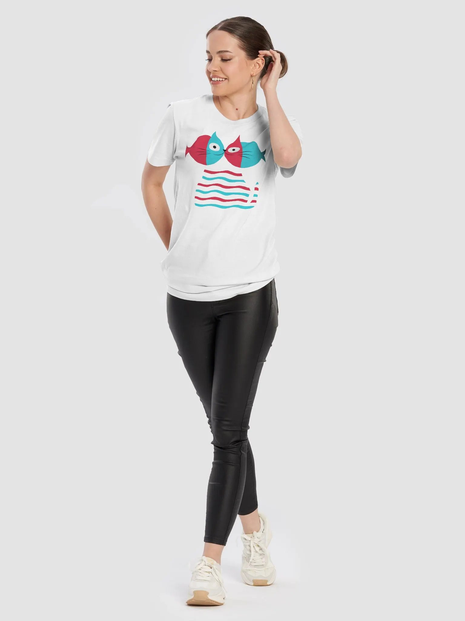 Pisces Lightweight Unisex T-Shirt product image (6)