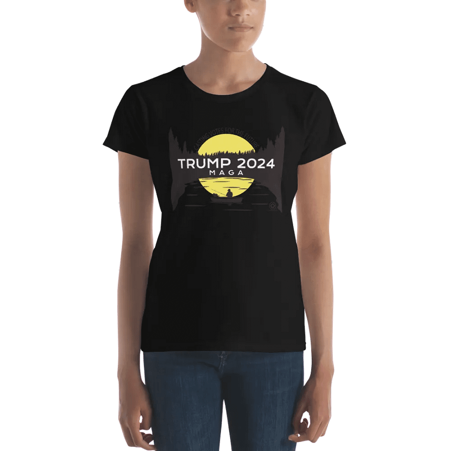 Trump 2024 Fishing Sunset Women's T-Shirt product image (10)