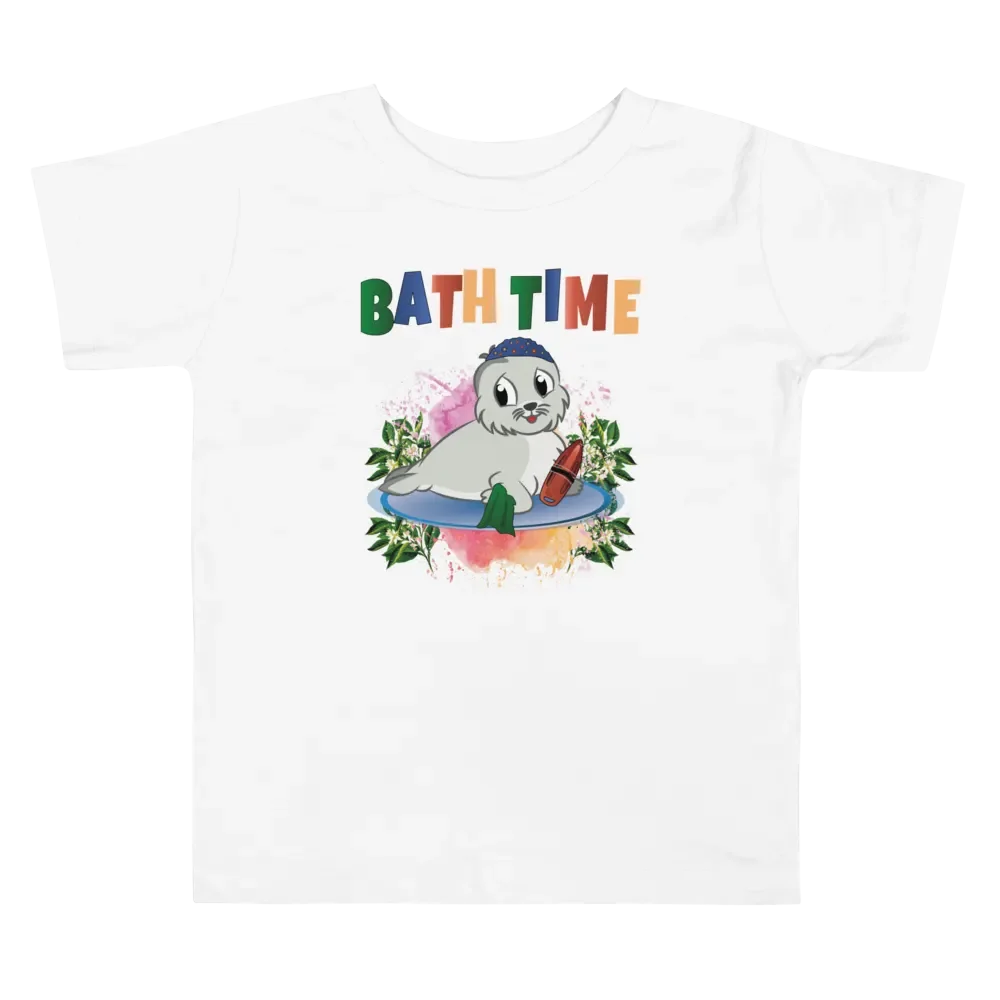 Bath Time Funny Colorful Bella +Canvas Toddler T-Shirt – Funny Shirt & Gift for Kids product image (3)