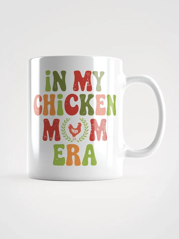 Colorful Chicken Mom Era Mug product image (2)