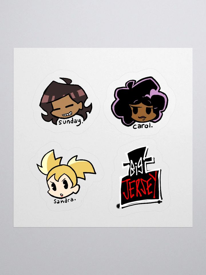 BIG JERSEY Chibi Stickers product image (2)
