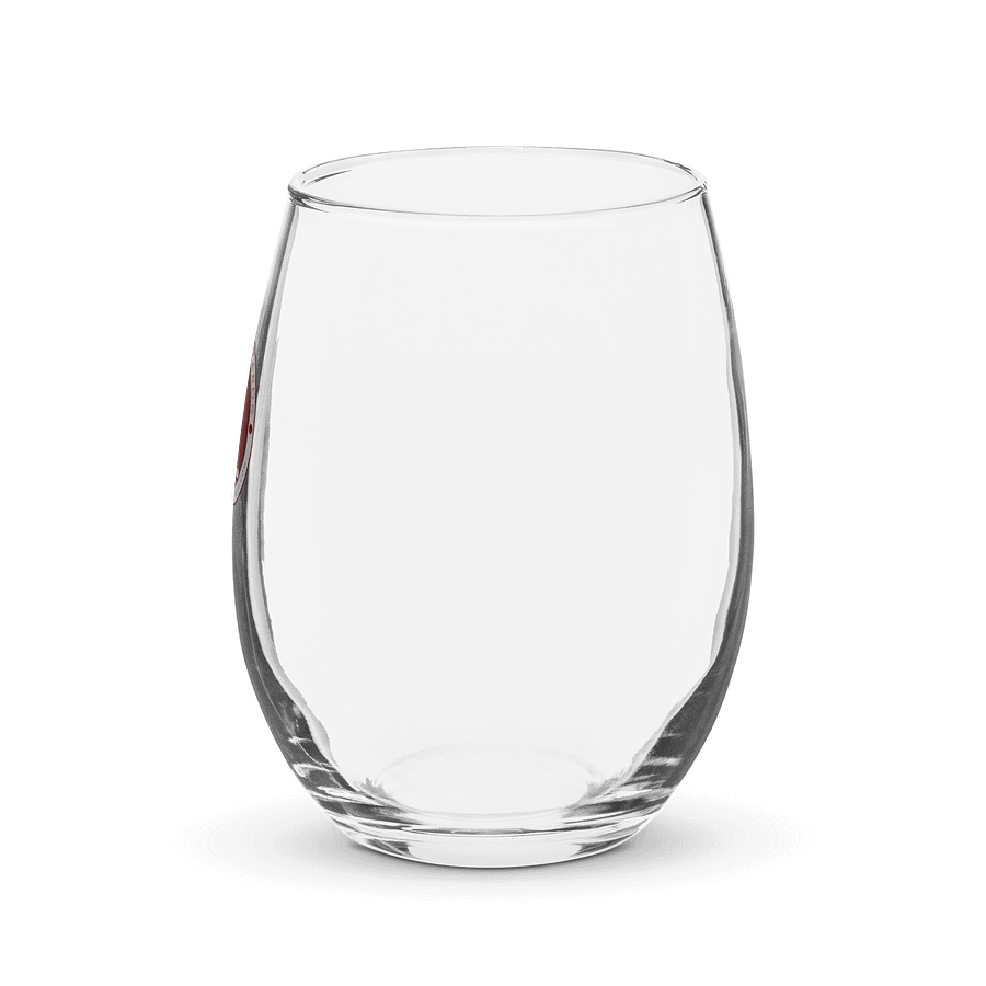 Raging Bastards Illustrated Dog Hoodie Stemless Wine Glass product image (3)