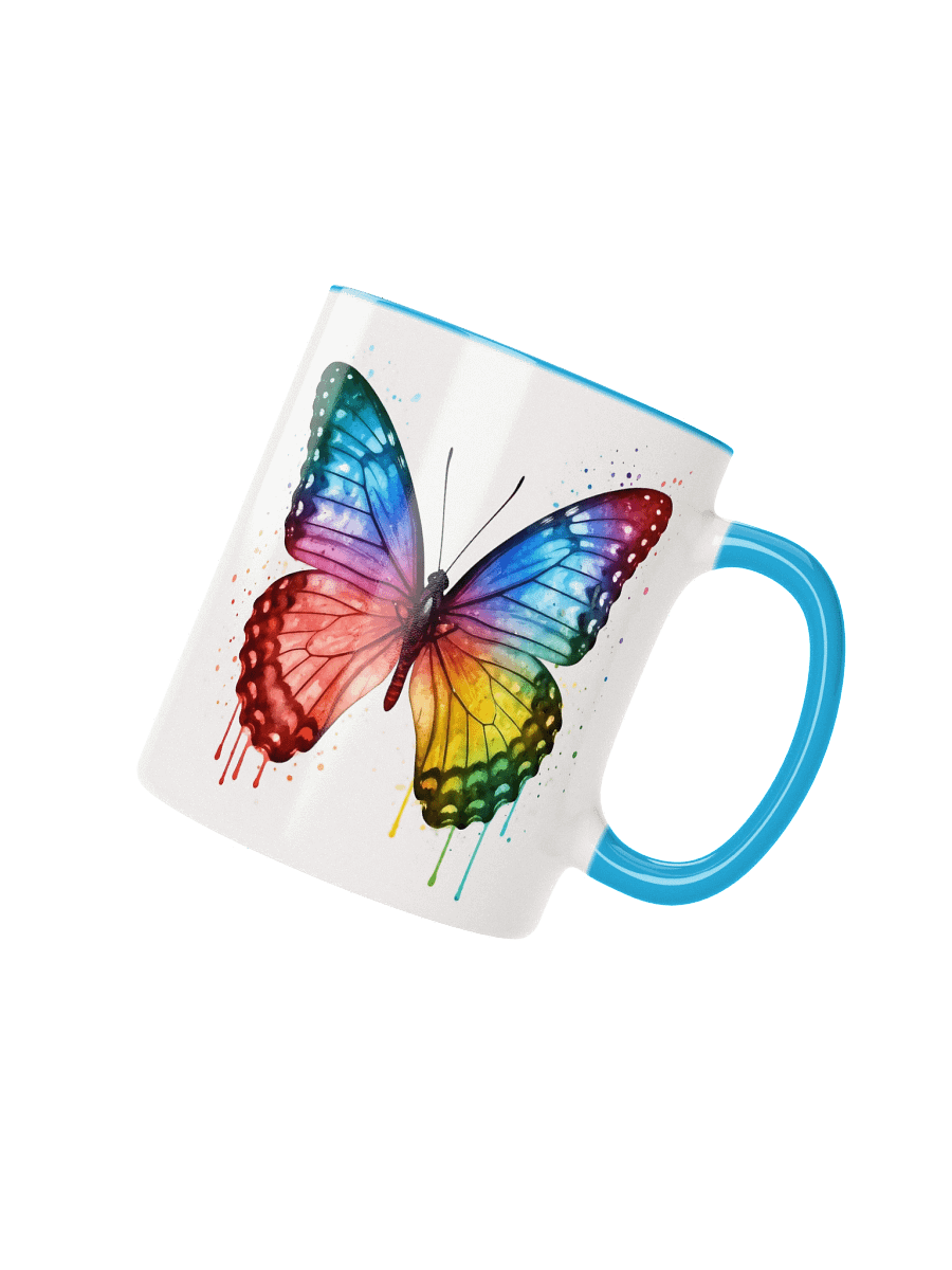 Rainbow Cascade Butterfly Watercolor Mug product image (15)