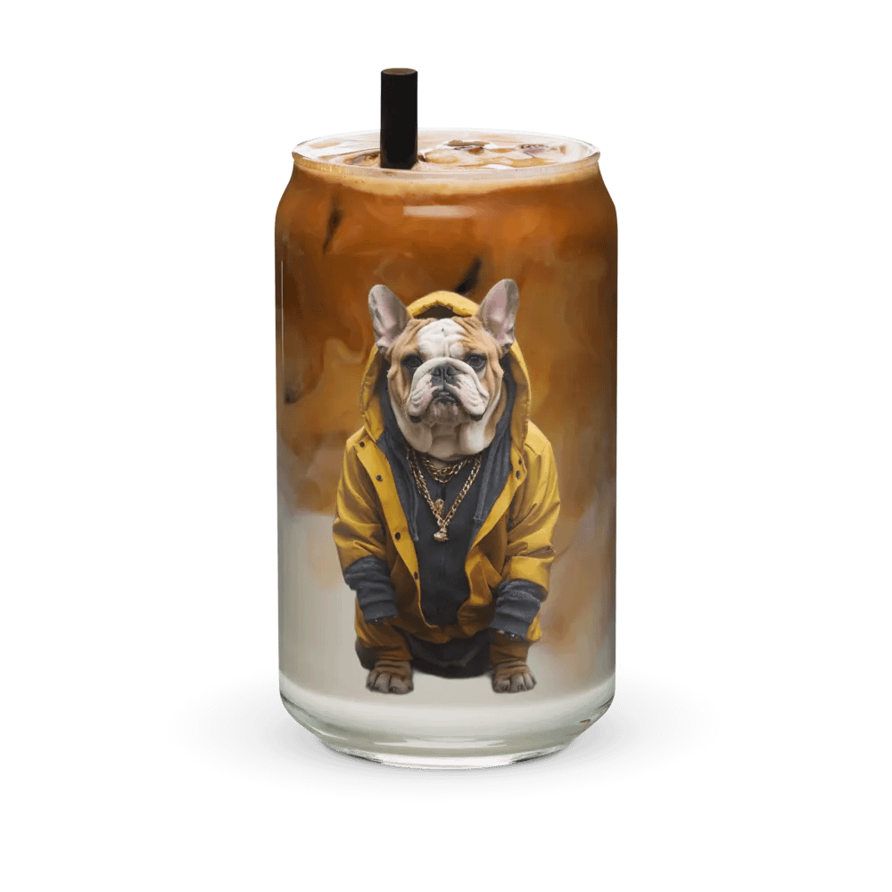 Bulldog Boss Can-Shaped Glass product image (6)