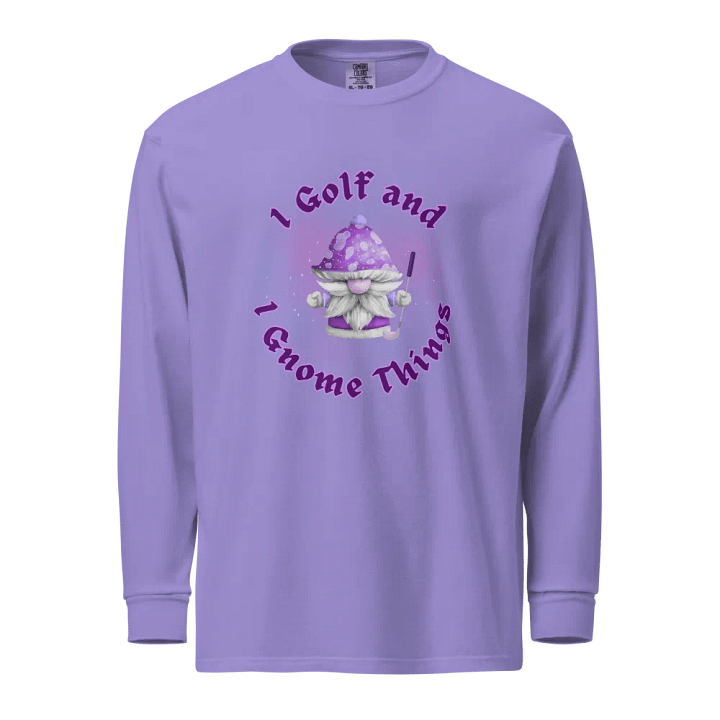 The Purple Gnome Pro heavyweight long sleeve tee product image (1)