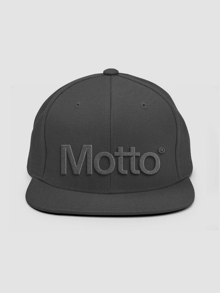Motto® Wordmark Snapback Hat product image (1)