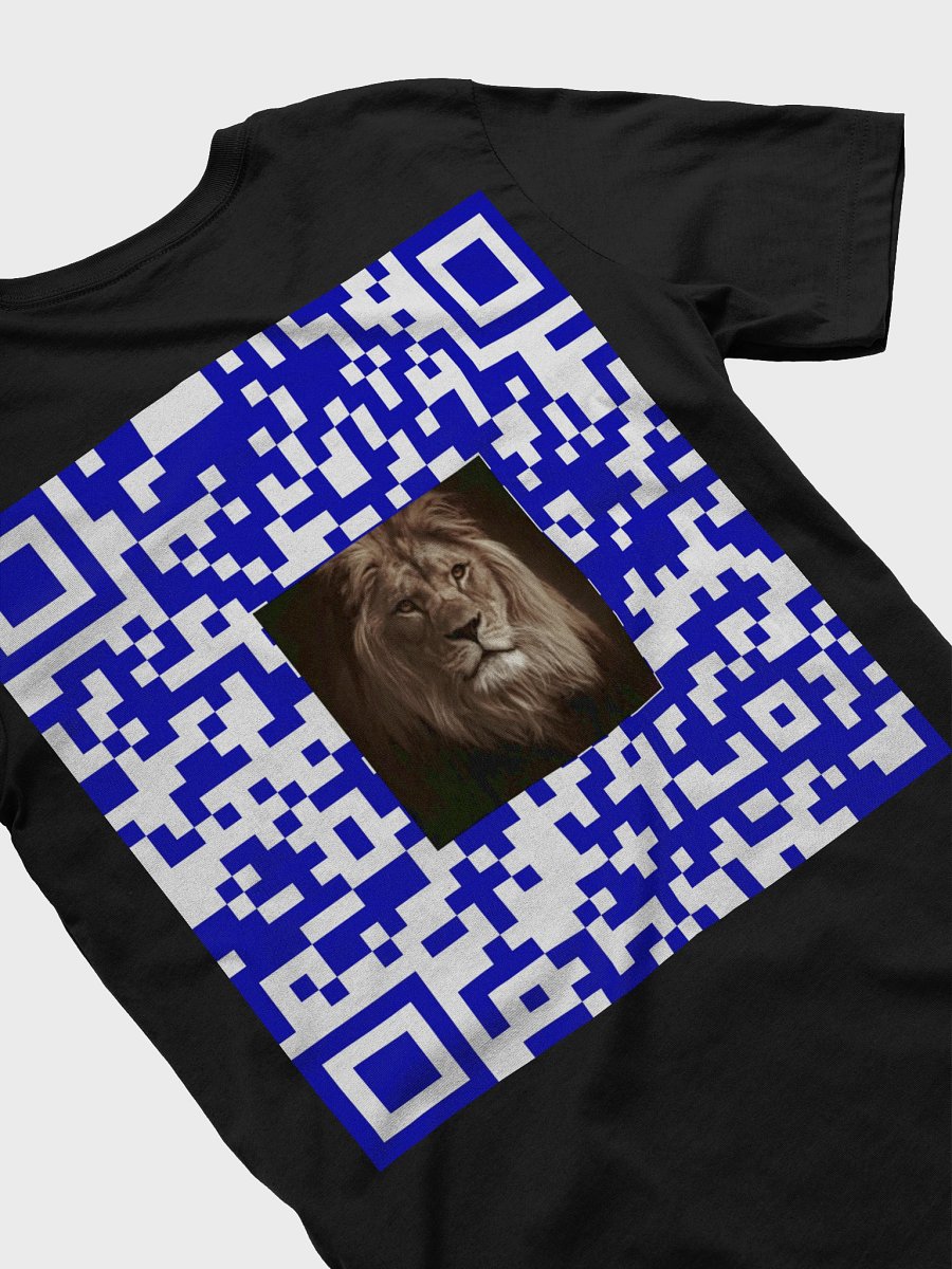 Lion of Judah Names of God Video T-Shirt - Scan QR, Watch Instantly! product image (4)