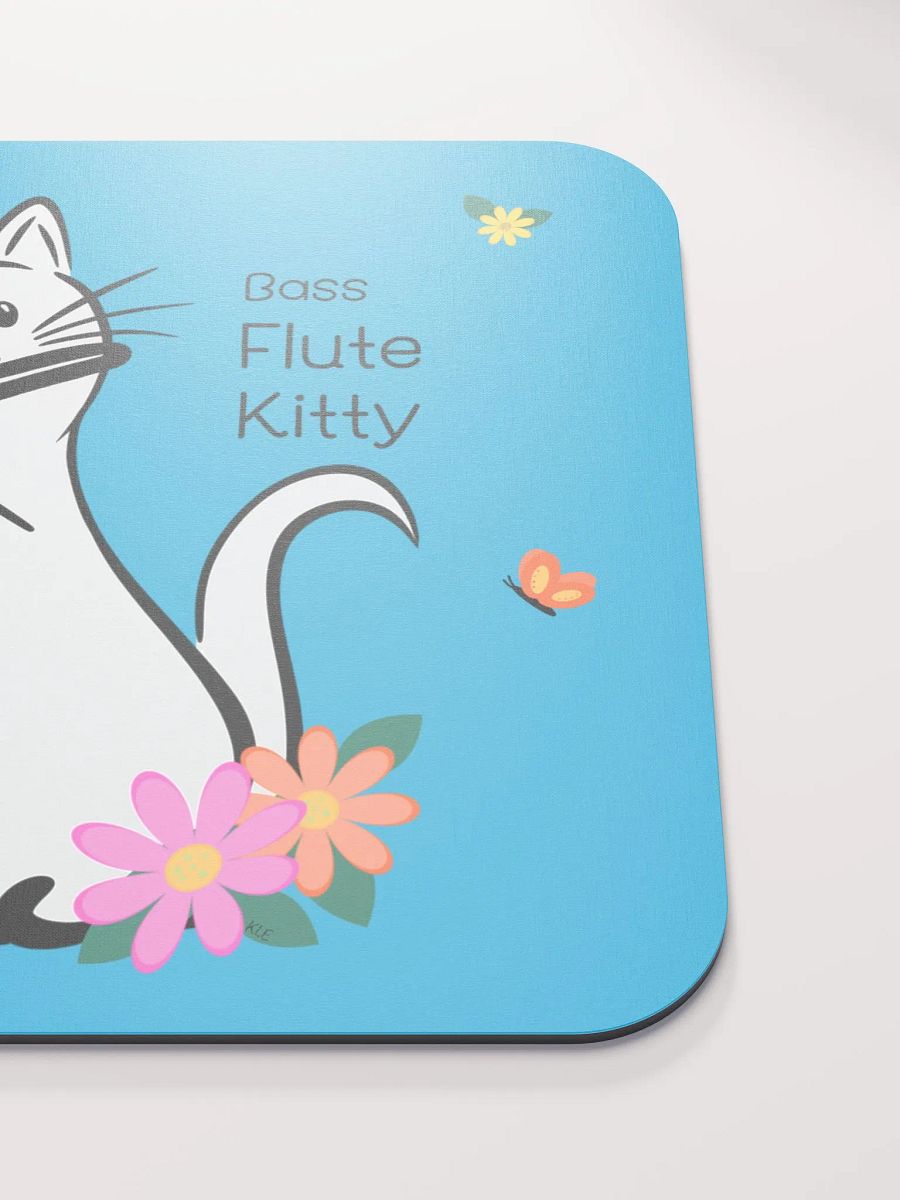 Flute Kitty Mouse Pad - Bass Flute product image (5)