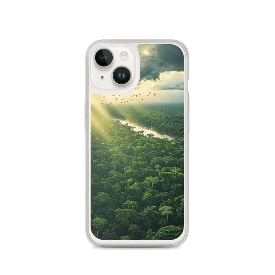 MagSafe® Clear Case for iPhone® – Mystical rainforest product image (4)