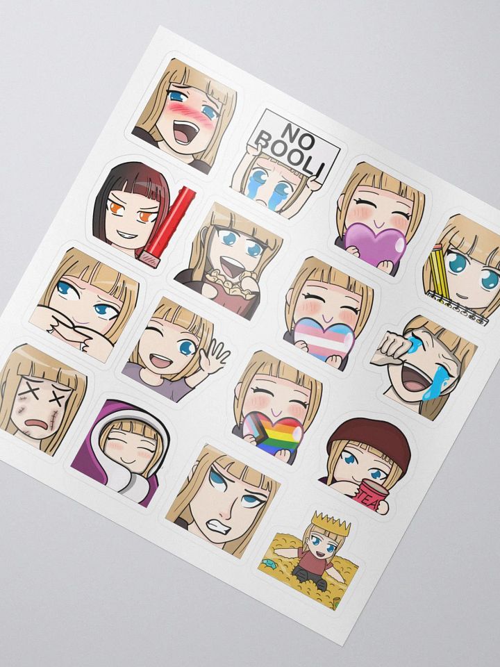 Viztee Emote Stickers product image (2)