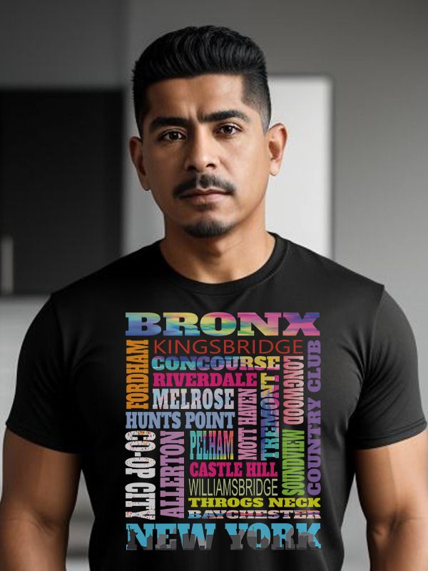 Bronx New York Neighborhoods Pride Gifts T-Shirt product image (1)