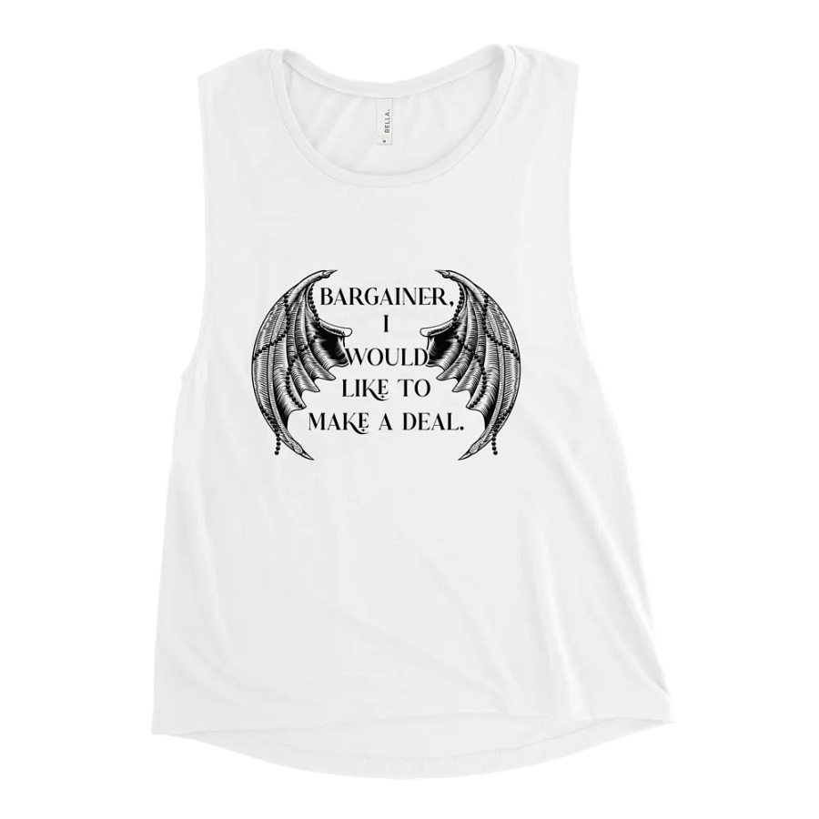 Bargainer Calling Card Bella+Canvas Women's Flowy Muscle Tank product image (46)