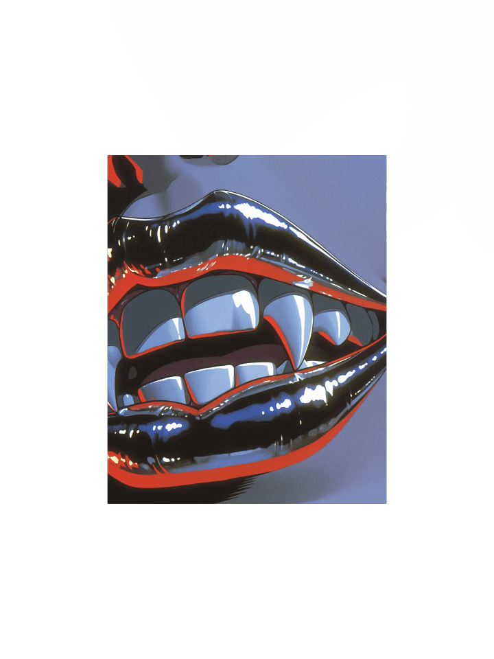 "Kiss that leaves it's mark" Matte Poster product image (3)