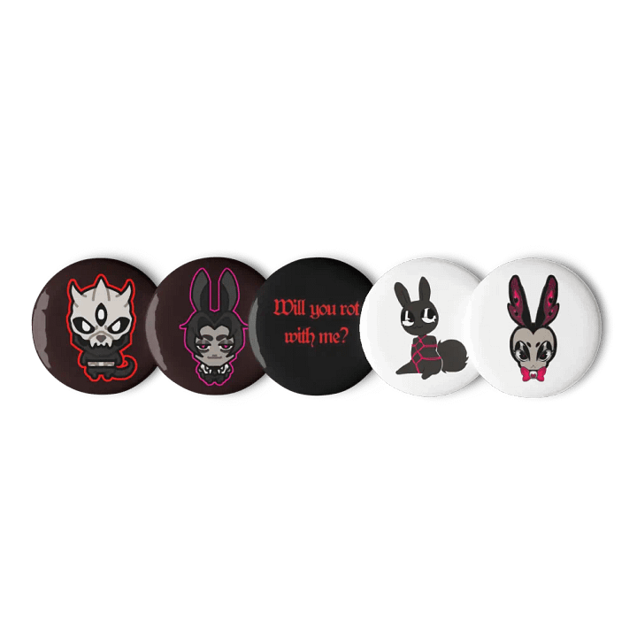 Gay monster pins - set 2 product image (1)