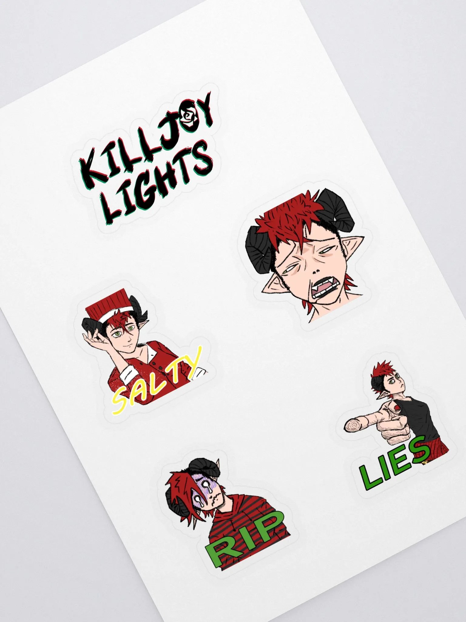 Killjoy Logo and Emote Sticker Set product image (1)