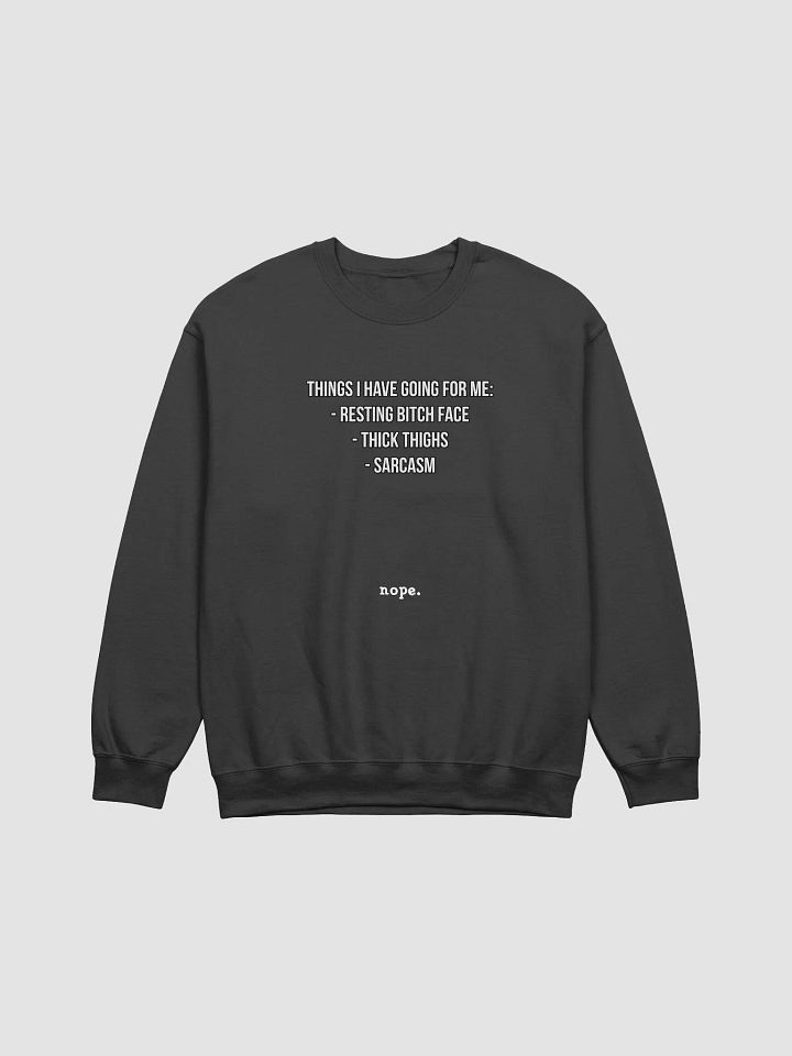 nope. resolute - going sweatshirt product image (1)