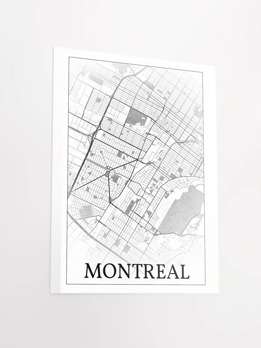 Montreal, Canada, city map print product image (11)