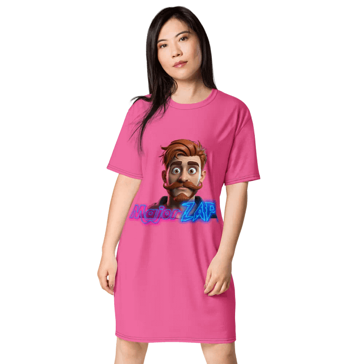 ZAPPtastic Mustache Madness T-Shirt Dress product image (1)