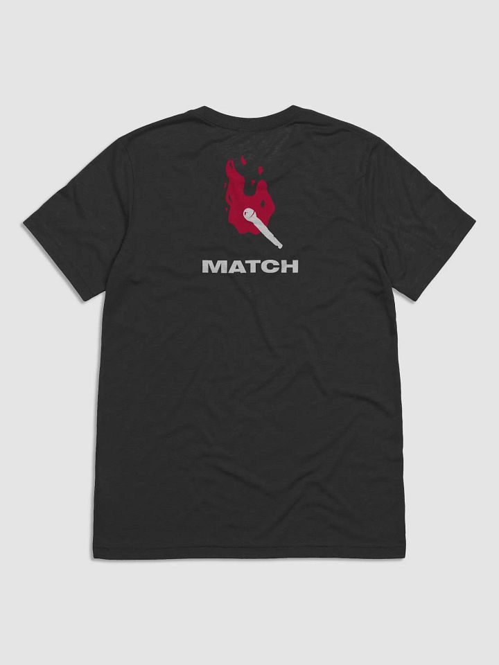 Match Tee (black triblend) product image (2)