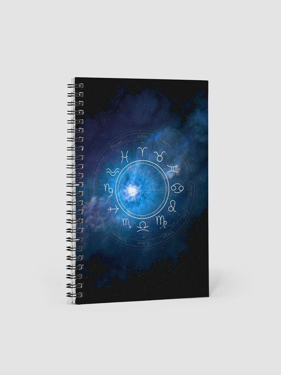 Zodiac Cosmos Spiral Notebook product image (1)