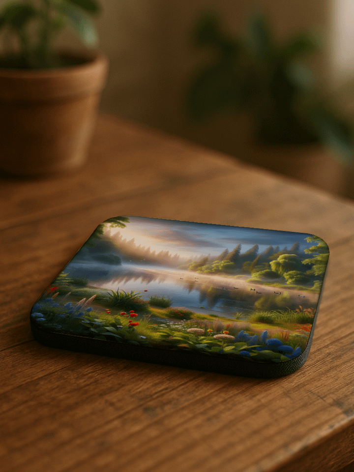 Morning Glow Cork Coaster product image (1)
