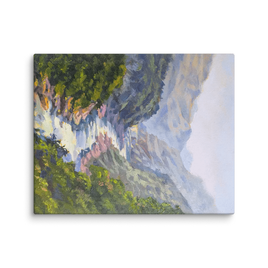 valley in the mountains-Oil Painting Canvas Print product image (2)